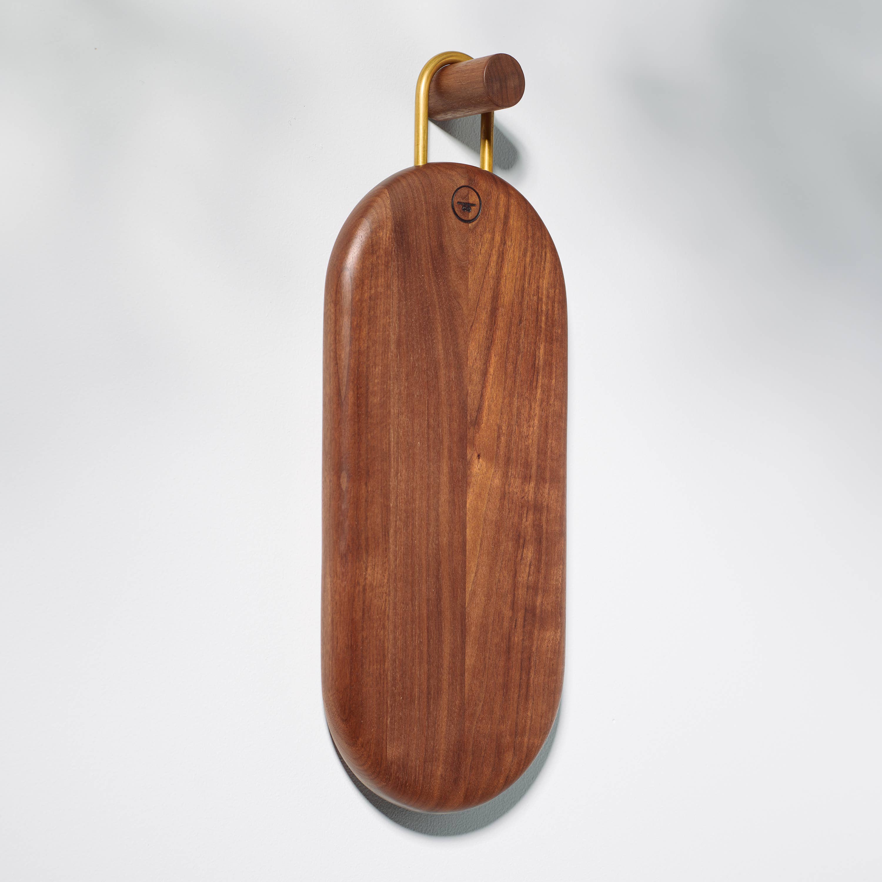Untitled_Co - Wholesale Serving Tray - Modern Curvy Wood Serving Board with Brass Handle - Kenneth3