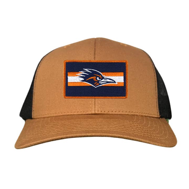 Last Stand Hats, LLC - Wholesale Baseball Cap - Unisex - UTSA Rectangle Stripe Roadrunner / Hats / 153 / UTSA0076