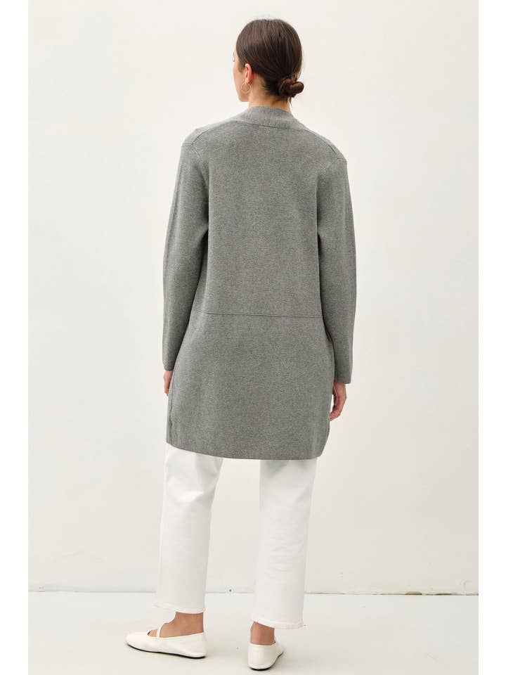 Be Cool - Wholesale Cardigan - Women's - OPEN FRONT CLASSIC KNIT COAT