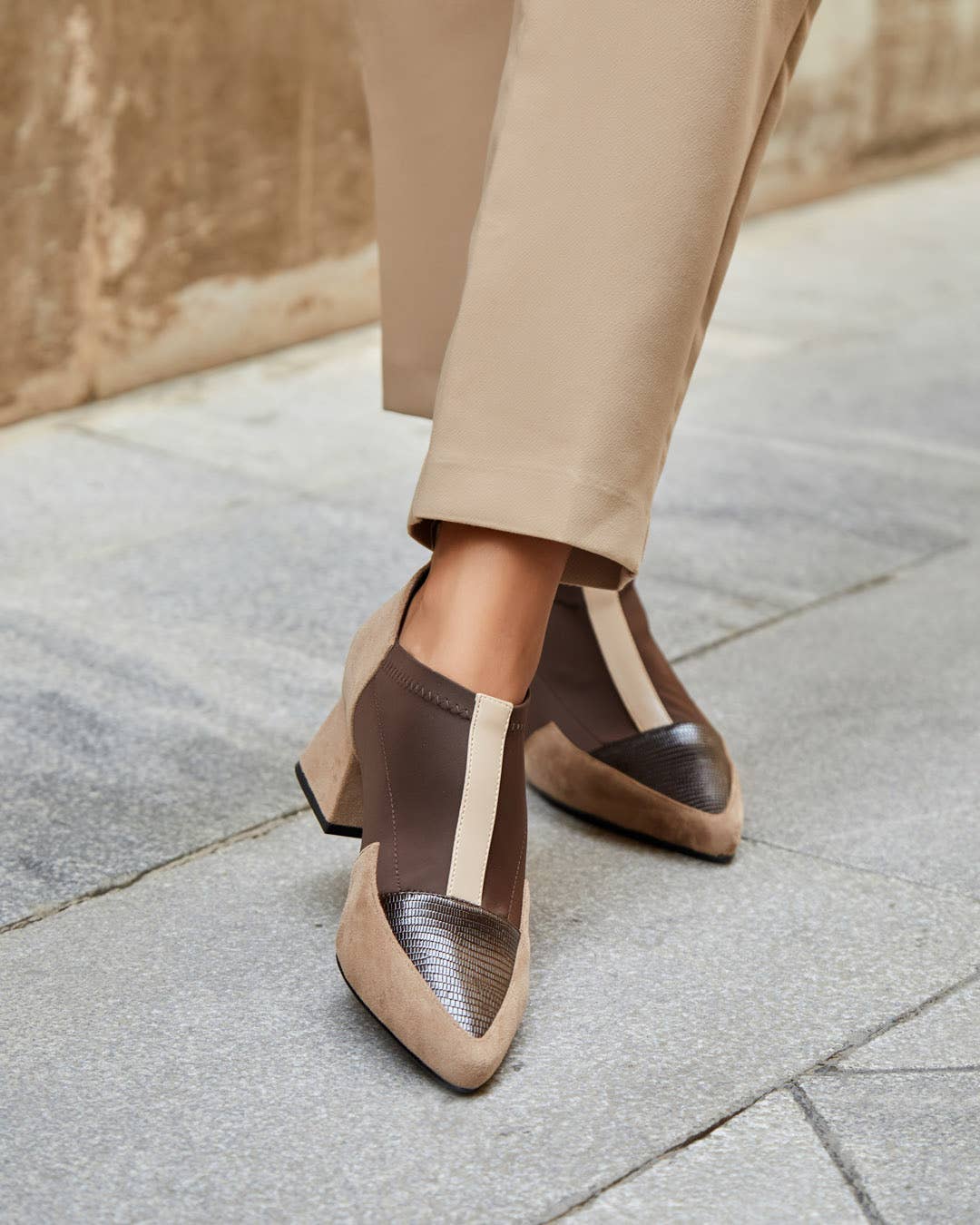 SWEET MAGIC SHOES & BAGS - Vente Bottines – femme - ESCARPIN COMBINÉ2