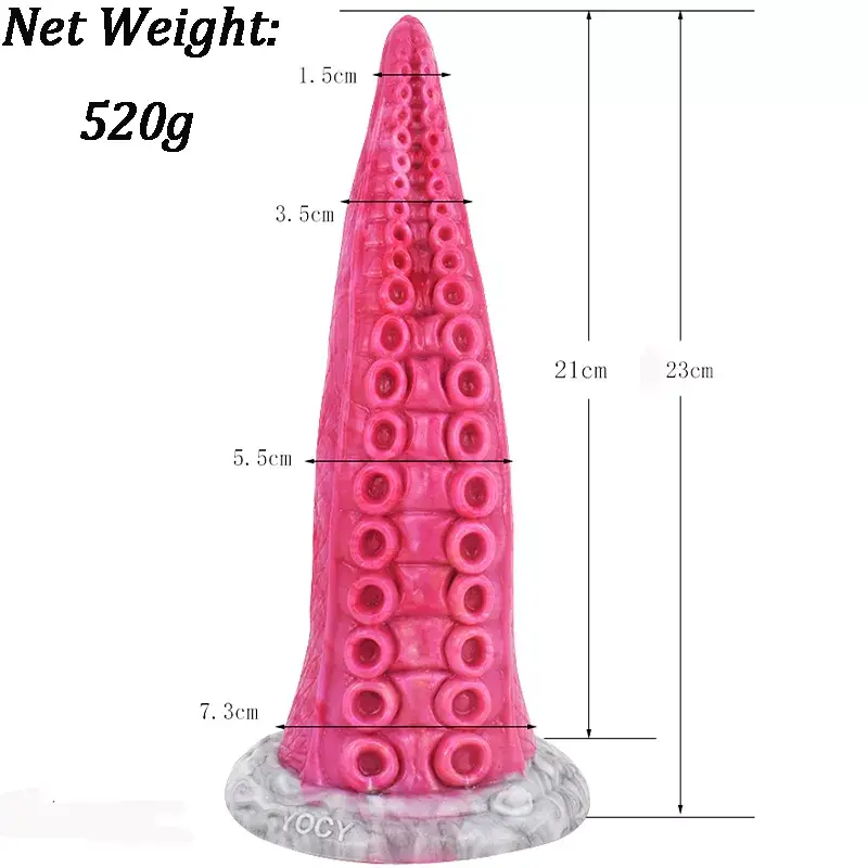LOVERS - SHOP - Venta al por mayor Juguetes eróticos - Dildo 9 pulgadas tentáculos de pulpo2