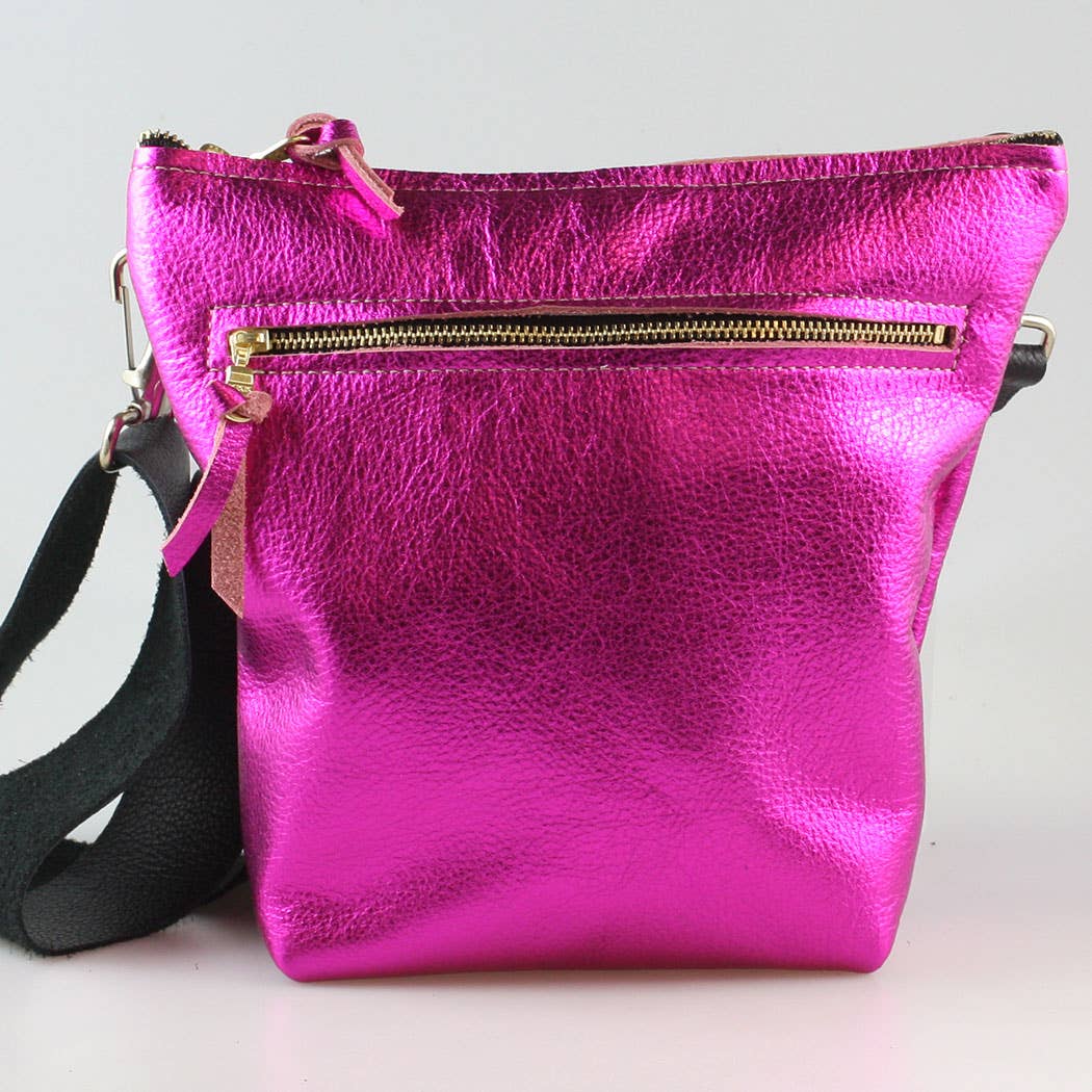 Zina Kao Exclusives - Wholesale Crossbody Bag - Women's - The Metallic Lakeshore Crossbody Bag - 3 sizes!11