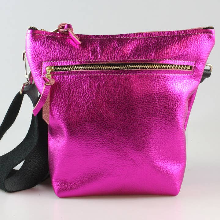 Zina Kao Exclusives - Wholesale Crossbody Bag - Women's - The Metallic Lakeshore Crossbody Bag - 3 sizes!11