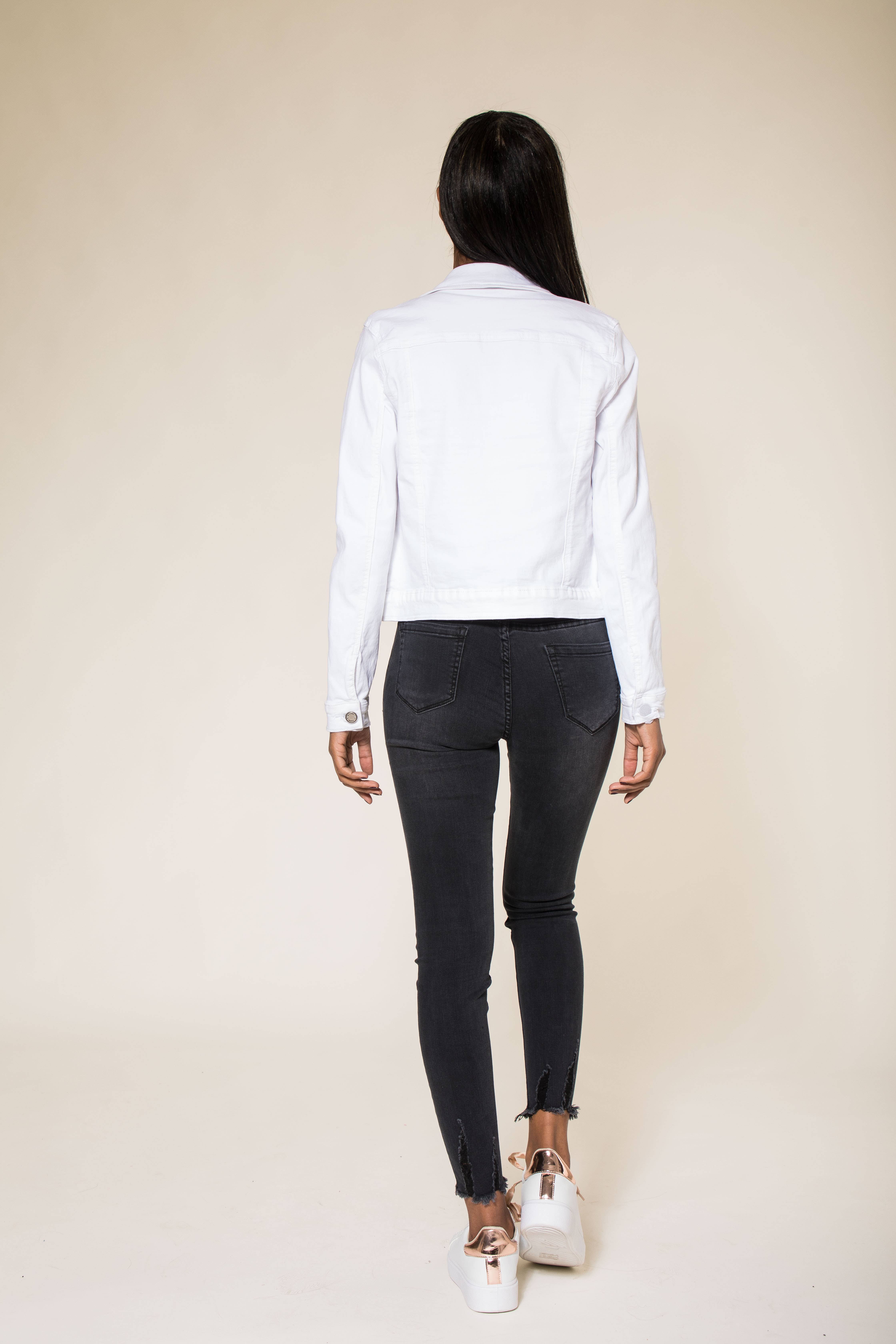 Nina Carter - Wholesale Jas - Dames - Stretch nauwsluitend jack kleur J212A11