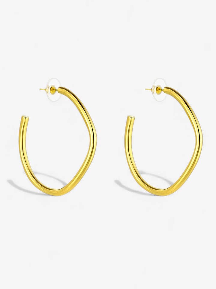 Round earrings for wholesale by Woonder