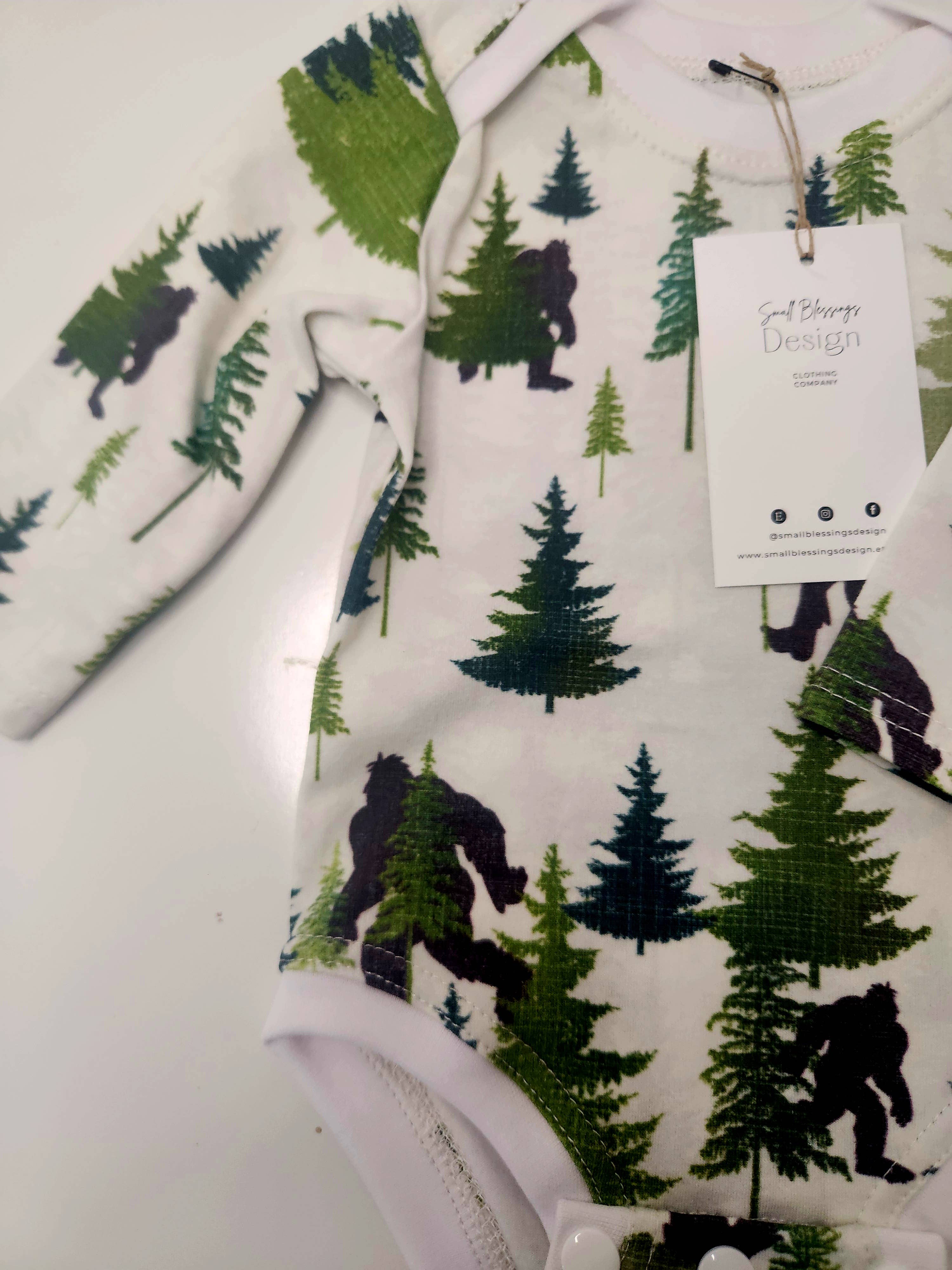 Small Blessings Design - Venta al por mayor Body sin pies - Bebés - Body para bebé, traje de campamento, mameluco para bebé, pie grande8