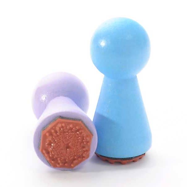 Mini gummistämpel: Stjärnpoäng för wholesale av Heindesign