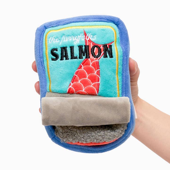 the furryfolks - Vente Peluche – chien - Jouet de museau en conserve avec saumon0