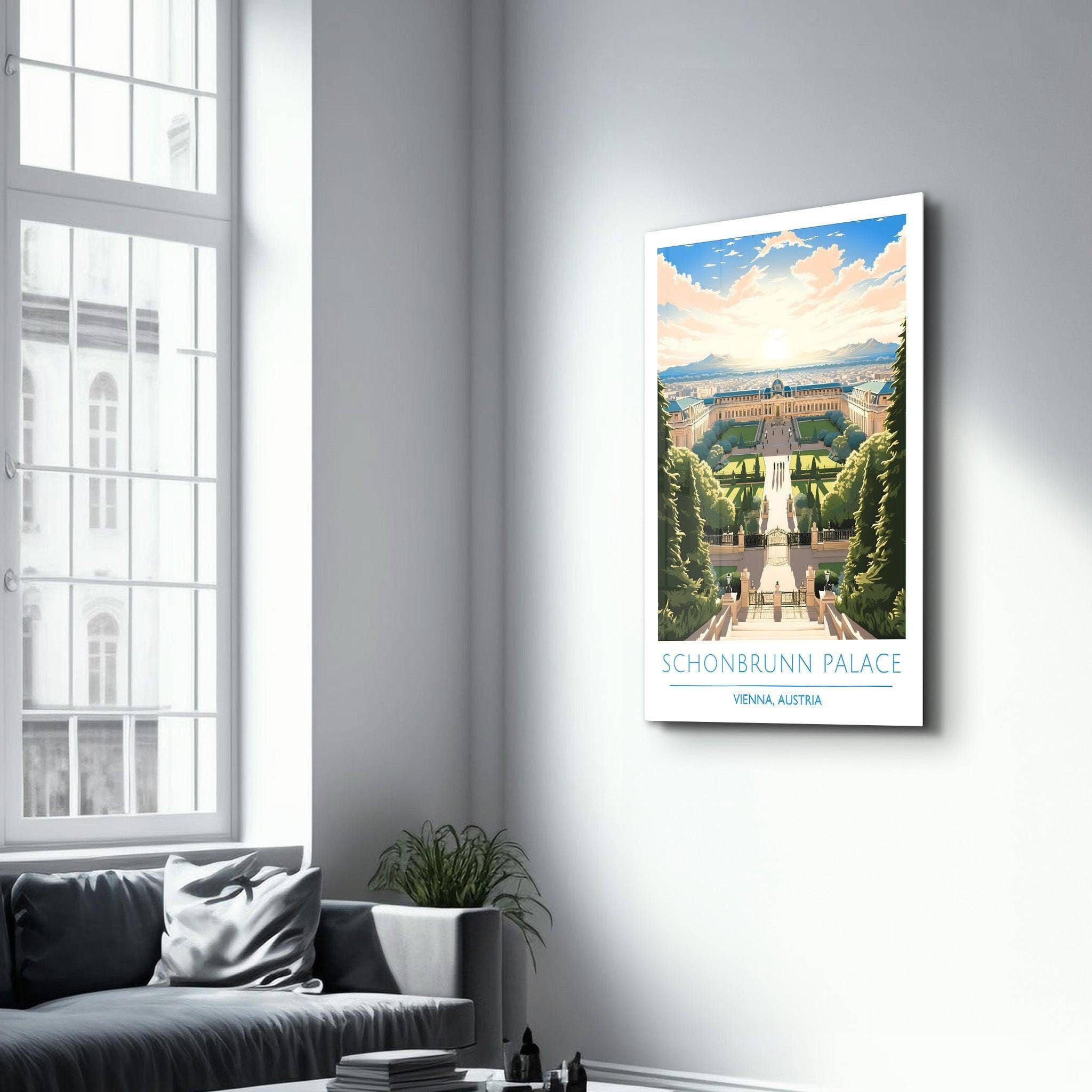 Artdesigna KG - Wholesale Art Print - Schonbrunn Palace-Vienna Austria-Travel Posters | Glass Wall Art3