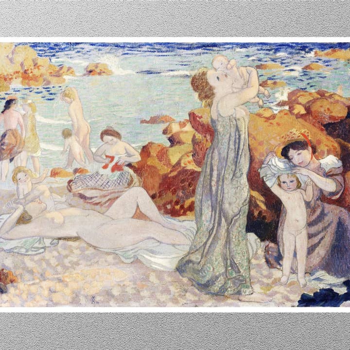 GraffMerch.com - Wholesale Sticker - Bathers Pouldu Beach 1899 Maurice Denis Sticker2