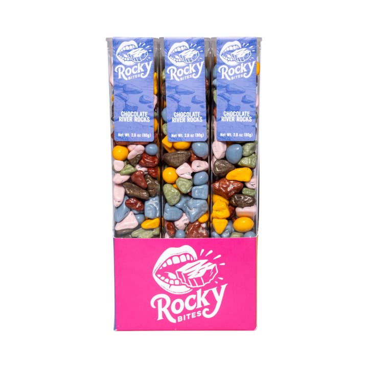 Sunflower Food Company - Wholesale Chocolate Covered Sweets - Chocolate Colorful Candy River Rocks