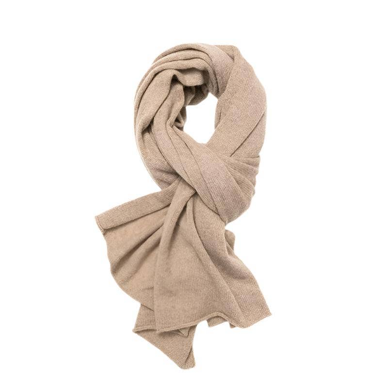 elenomad - Wholesale Scarf - Unisex - LOOSE EDGE - 100% Pure Cashmere Knitted Wrap Scarf , 60*180 cm16