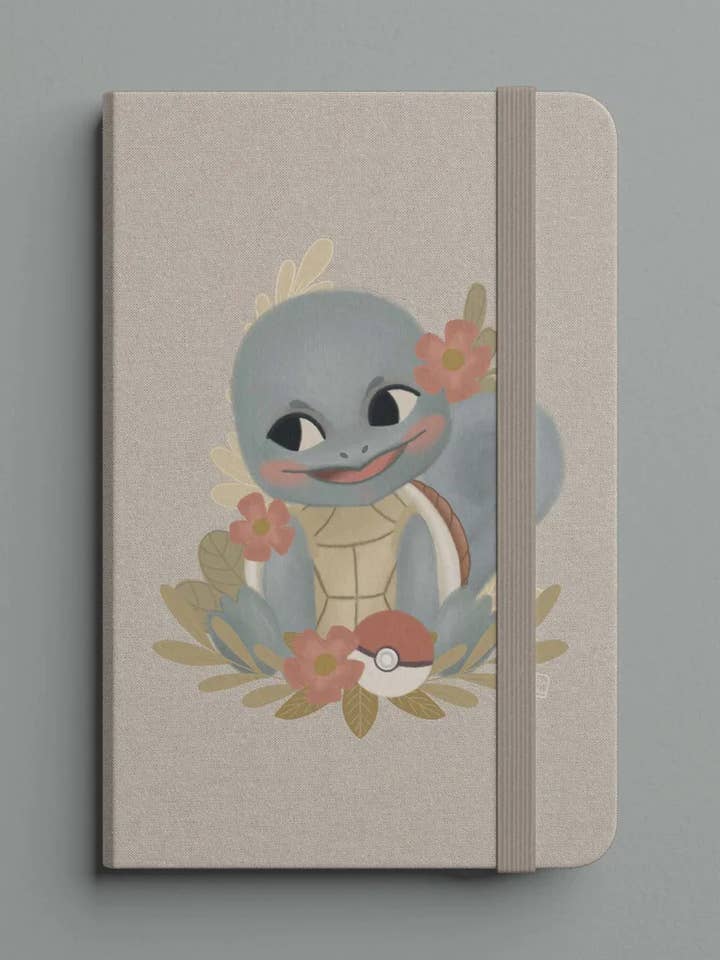SQUIRTLE NOTEBOOK for wholesale by Mama Unicorno