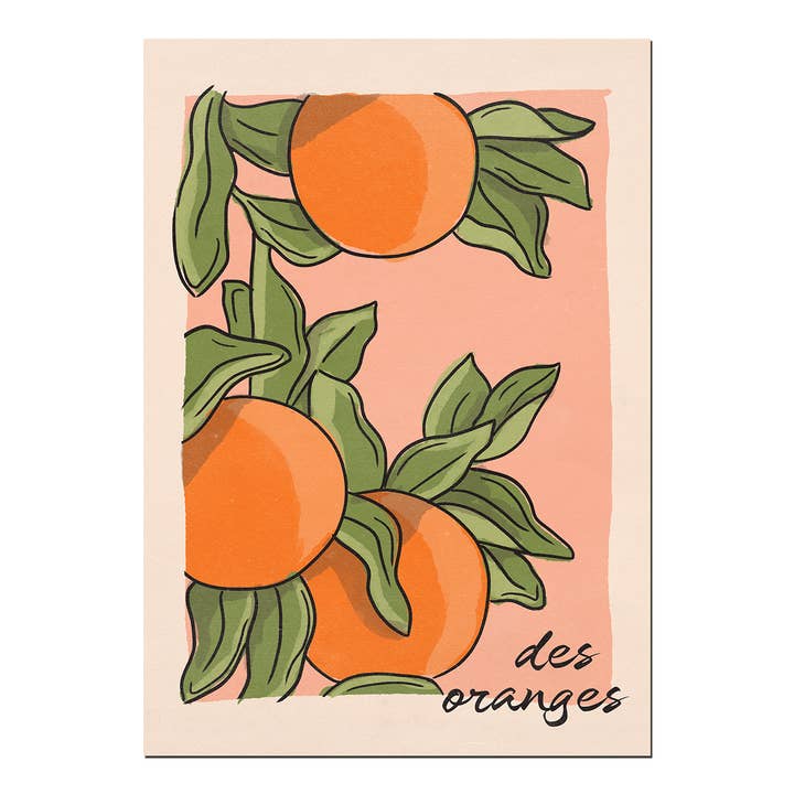 cai & jo - Venta al por mayor Ilustración - Impresión Des Oranges