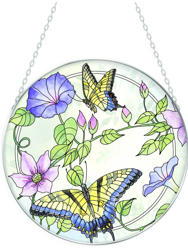 Vignes traînantes - Grand capteur de soleil en verre circulaire de 6,5" pour la vente par Bridgeton Hall