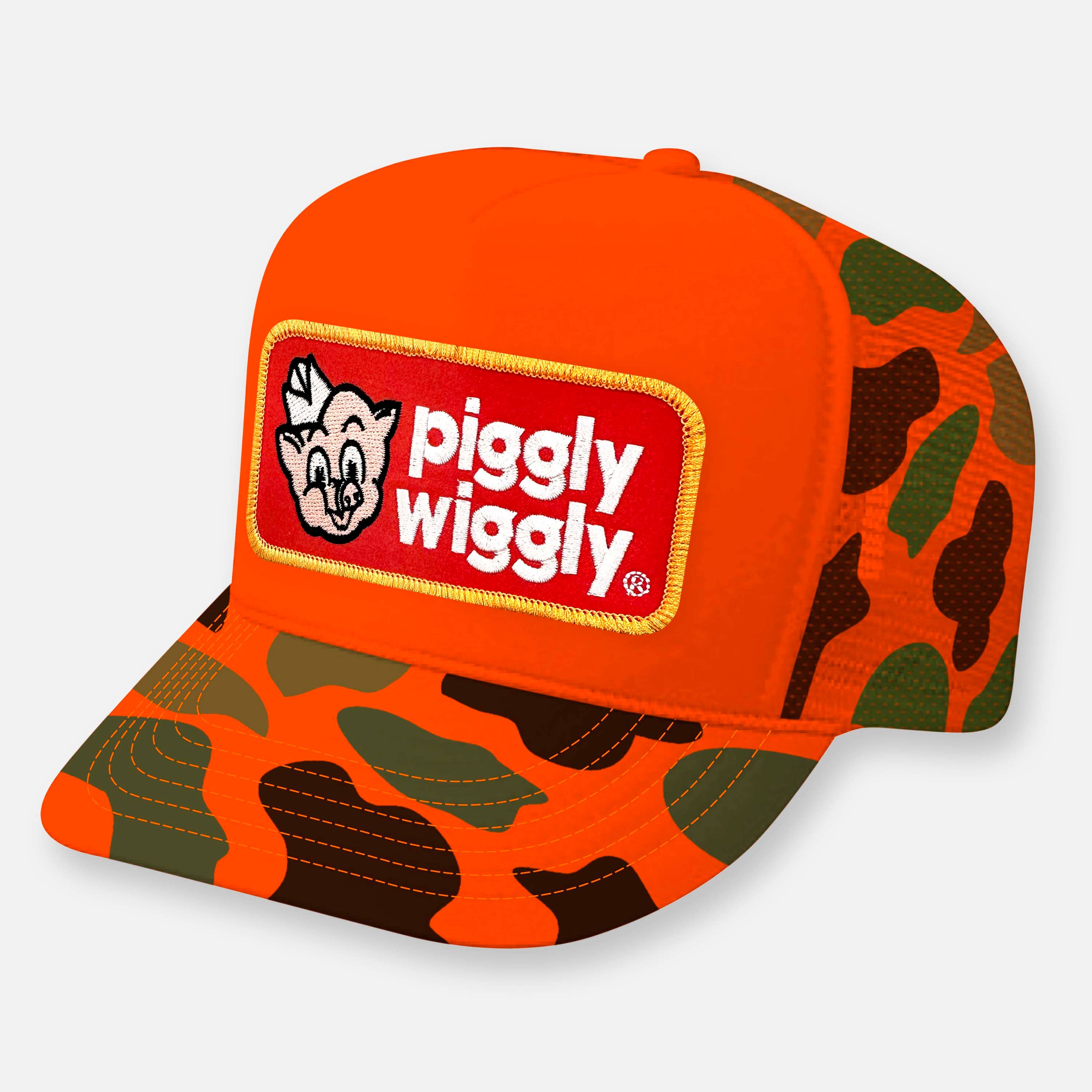 Webig Moto Company - Wholesale Trucker Hat - Men's - PIGGLY WIGGLY CURVED BILL PATCH HAT6