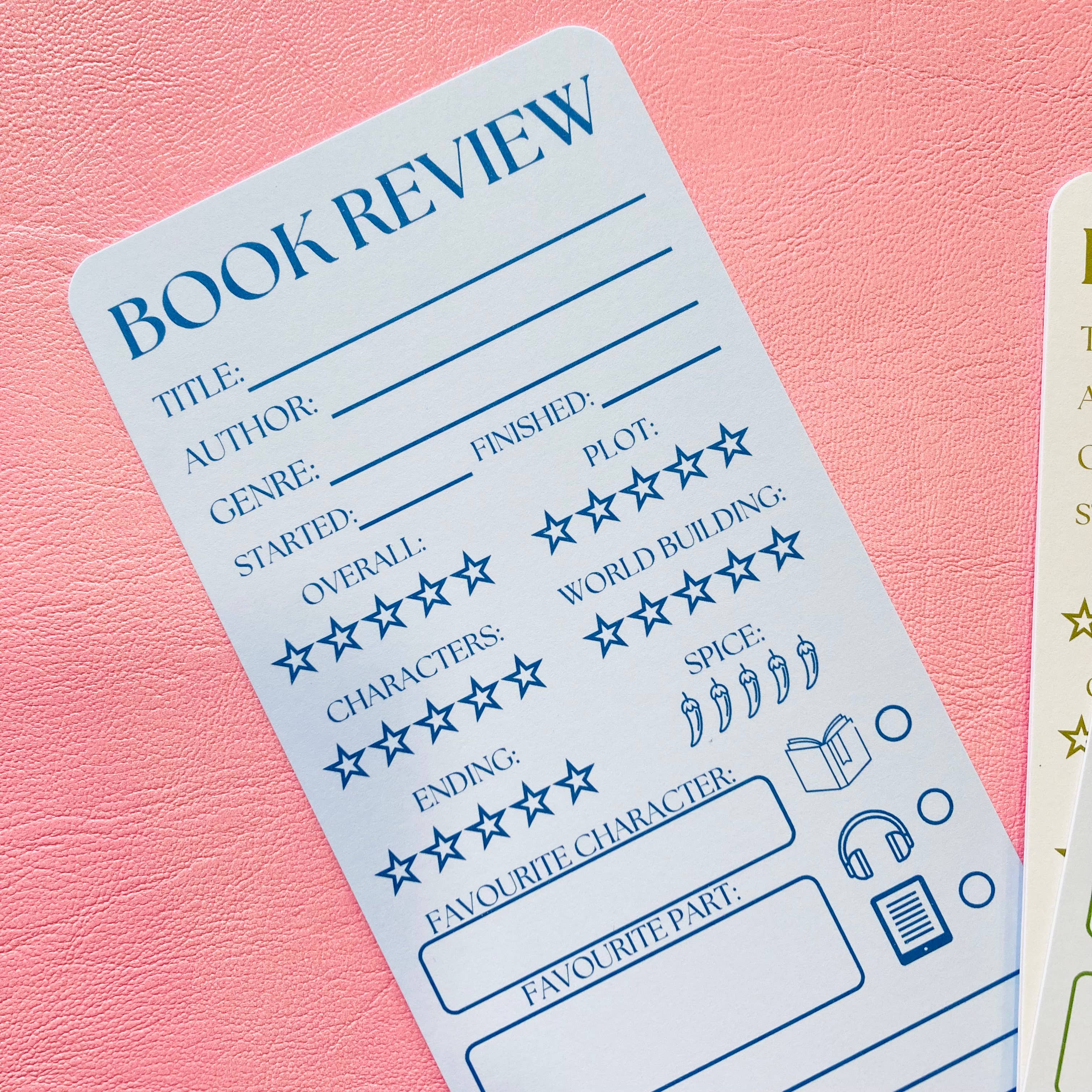 Chapter & Ink – wholesale Bookmark – Book Review Bookmark2