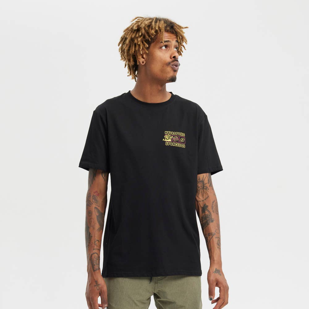 Hydroponic – Engroshandel T-shirt med print - Herre – SB Neon SS 01-Sort1