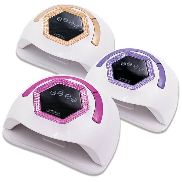 Majestic Wholesale - Wholesale Nail Dryer Fan - SUN UV LED NAIL DRYER LAMP FOR GEL 288W PINK GOLD PURPLE