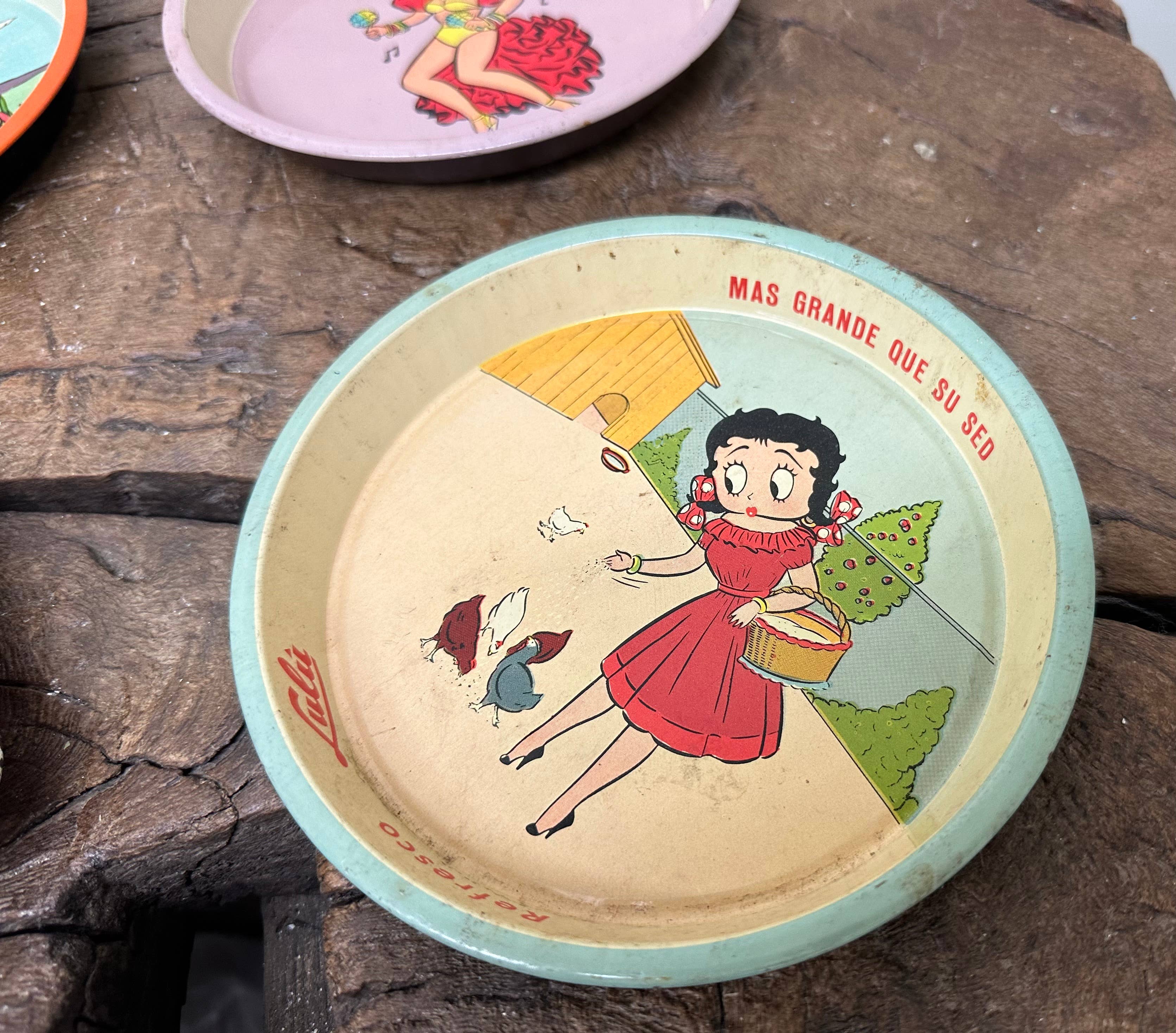 My Amigos Imports - Wholesale Serving Tray - Mini Refresco Tray-Soda Metal Serving Tray-Vintage-Mexico1