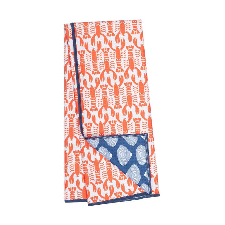 Anywhere-Handtuch Wende - KN Lobster für den Großhandel von Once Again Home Co.