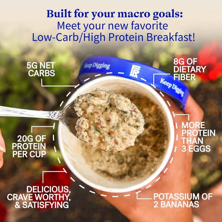 Folk Revival, LLC - Wholesale Breakfast Cereal - Maple Walnut - Keto Instant 'Oatmeal'4