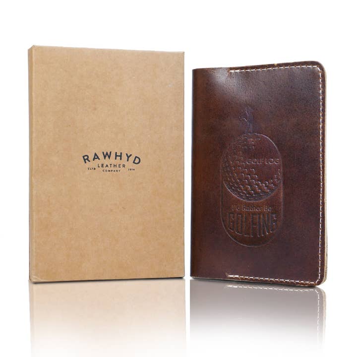 RAWHYD Leather Co. - Wholesale Sporting Accessories - Leather Golf Log & Scorecard Book