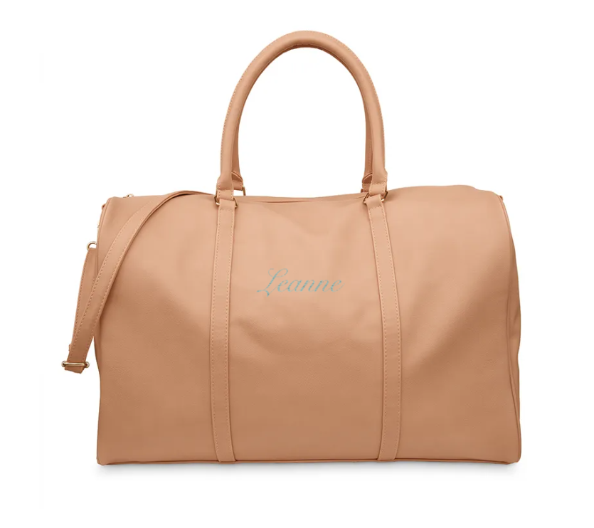 Weddingstar Inc. - Wholesale Duffel- en weekendtas - Dames - Weekenderreistas van imitatieleer voor dames - lichtbruin12