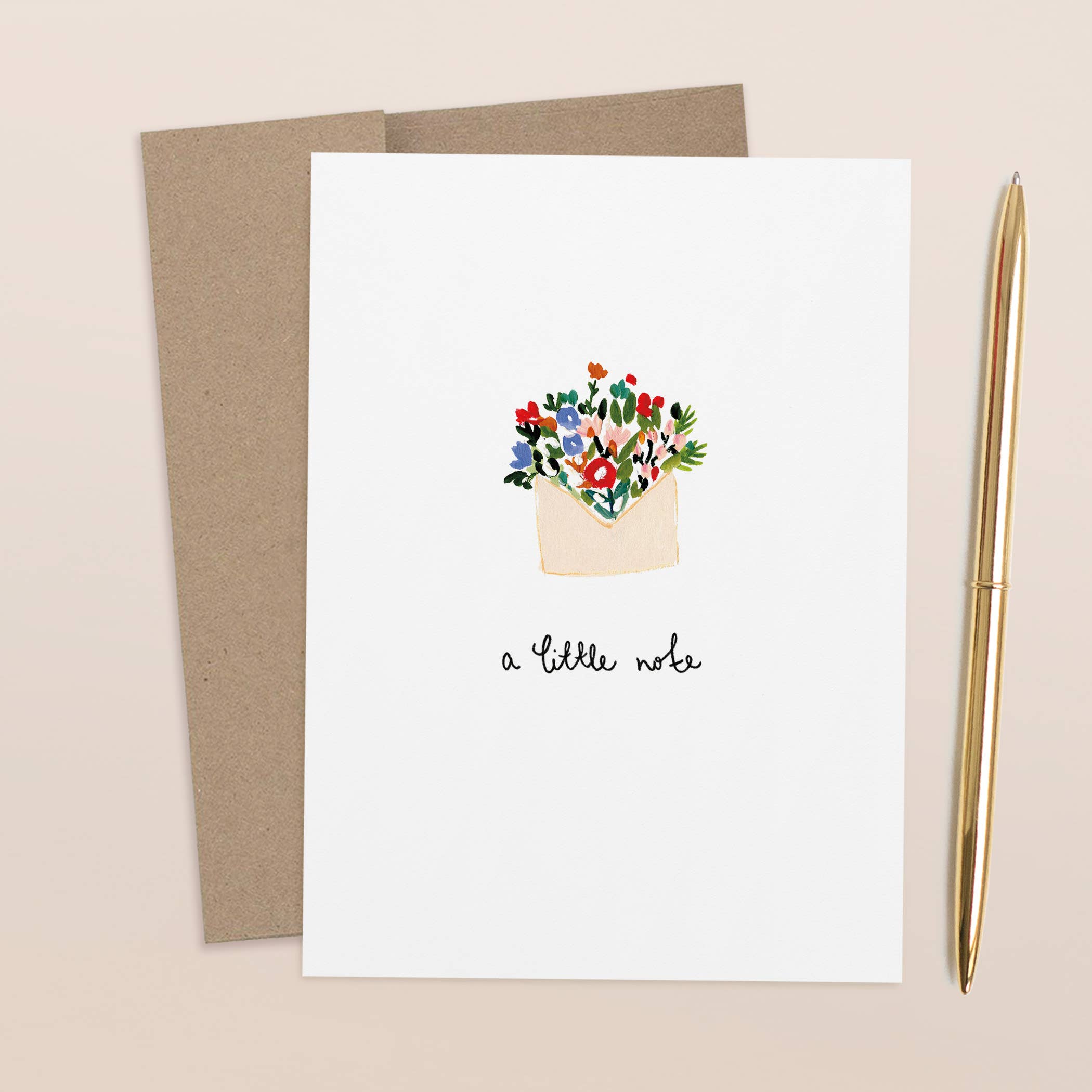 Biely & Shoaf – Großhandel Grußkarten für den Alltag – Leere Karte „A Little Note“3