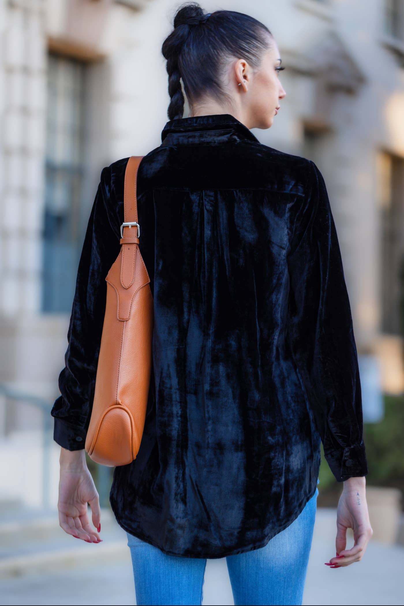 W.A.Y. --Wonderful And Young - Wholesale Shirt - Women's - W.A.Y VELVET SHIRT0