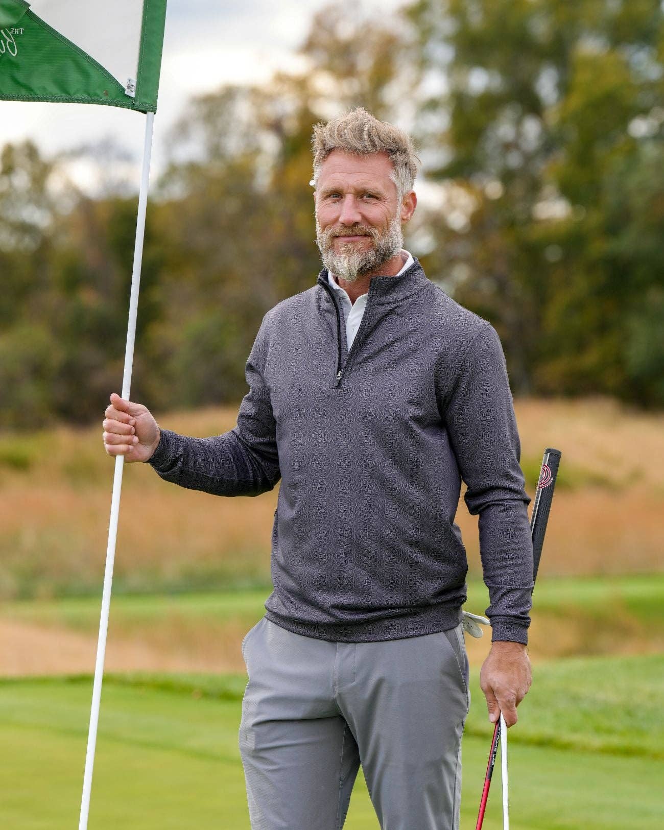 USA Palm - Wholesale Sweatshirt - Unisex - Cloud 1/4 Zip93