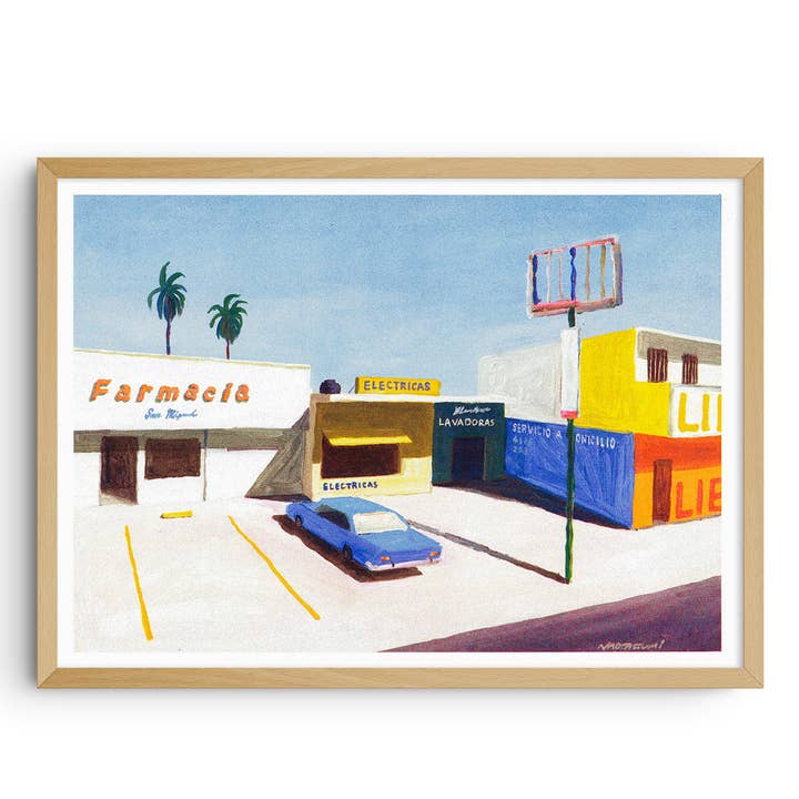 A3 poster - Nao Tatsumi - Chihuahua, Mexico for wholesale by KIBLIND Atelier