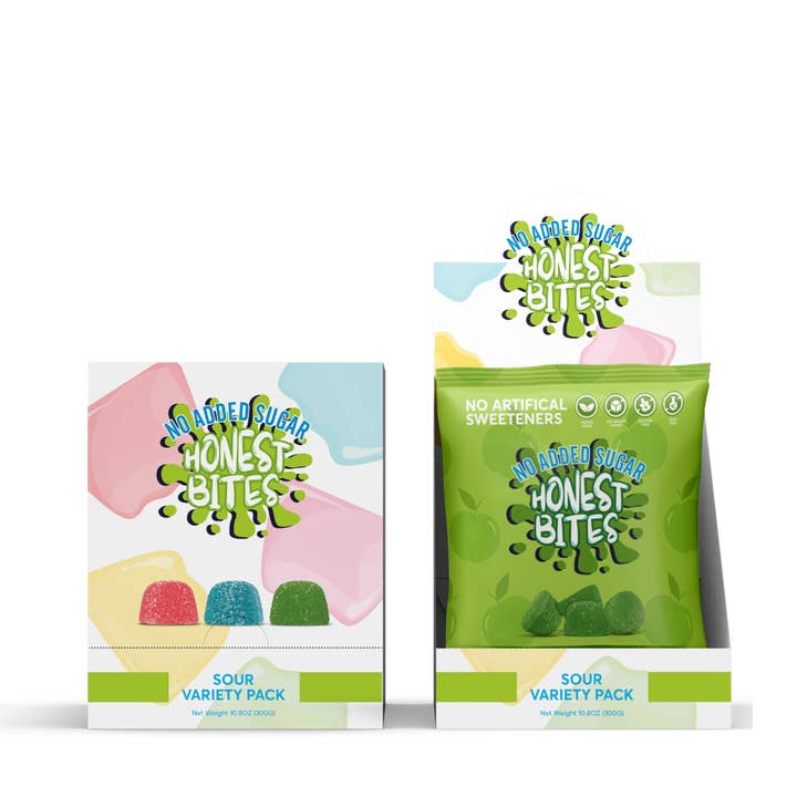 SOUR VARIETY 6 PACK for wholesale by Honest Bites