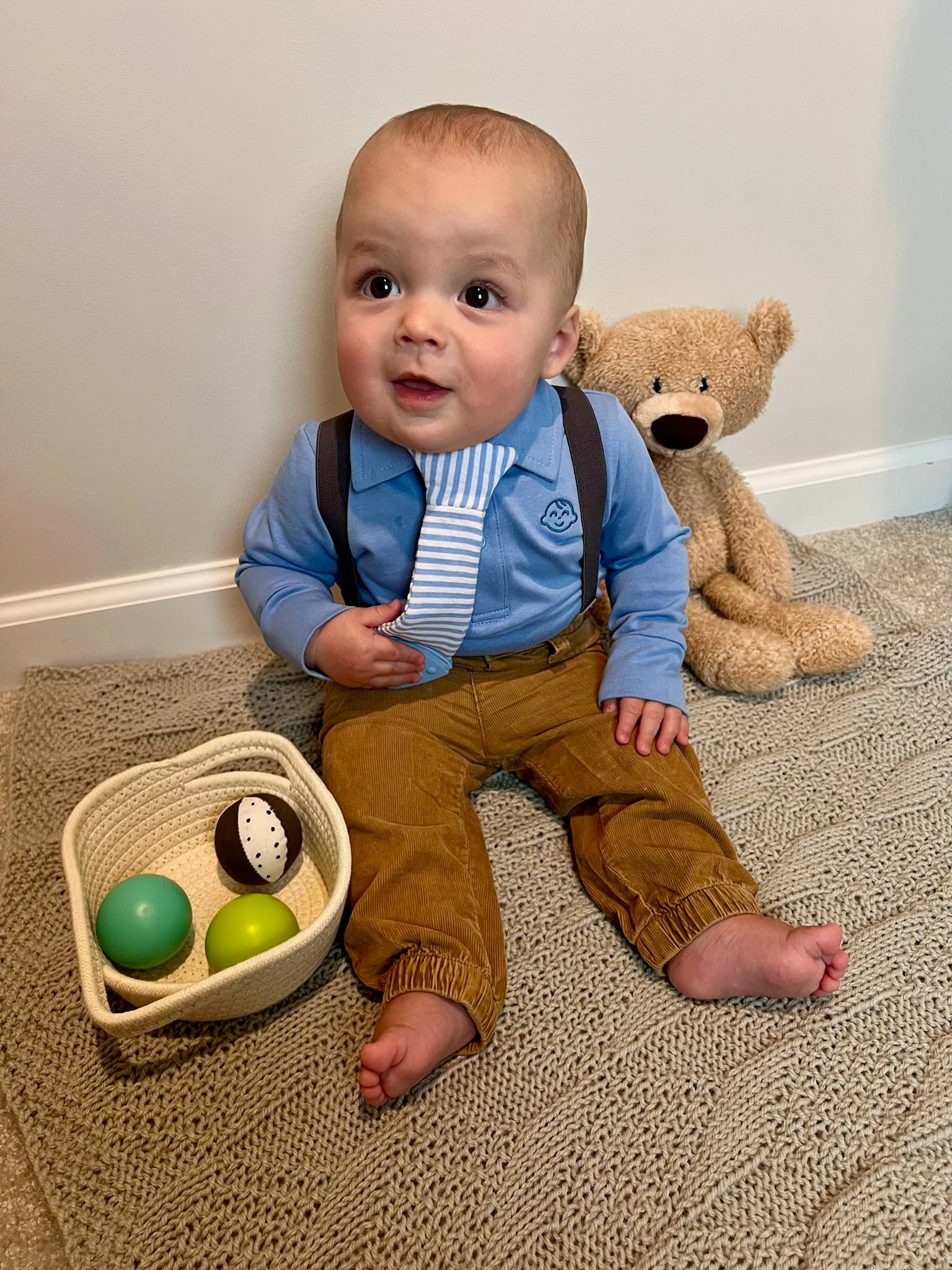 Tasty Tie® - Wholesale Bodysuit (Non-Footed) - Baby - Collared Baby Boy Bodysuit, 100% Organic Cotton6