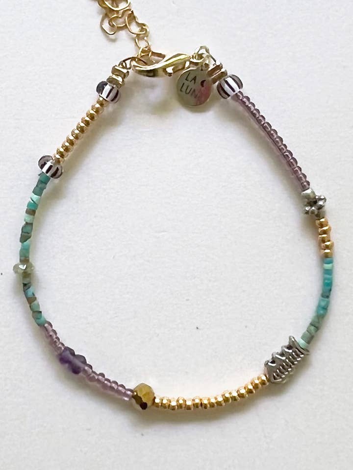 METEORREGN UPCYCLED LUKSUS ARMBÅND for engroshandel hos LA LUNE Sustainable Jewels