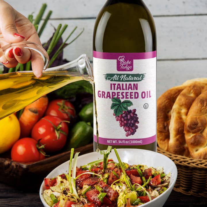 SQRL – Großhandel Speiseöl – Bake&Tango Italienisches Traubenkernöl 34fl oz3