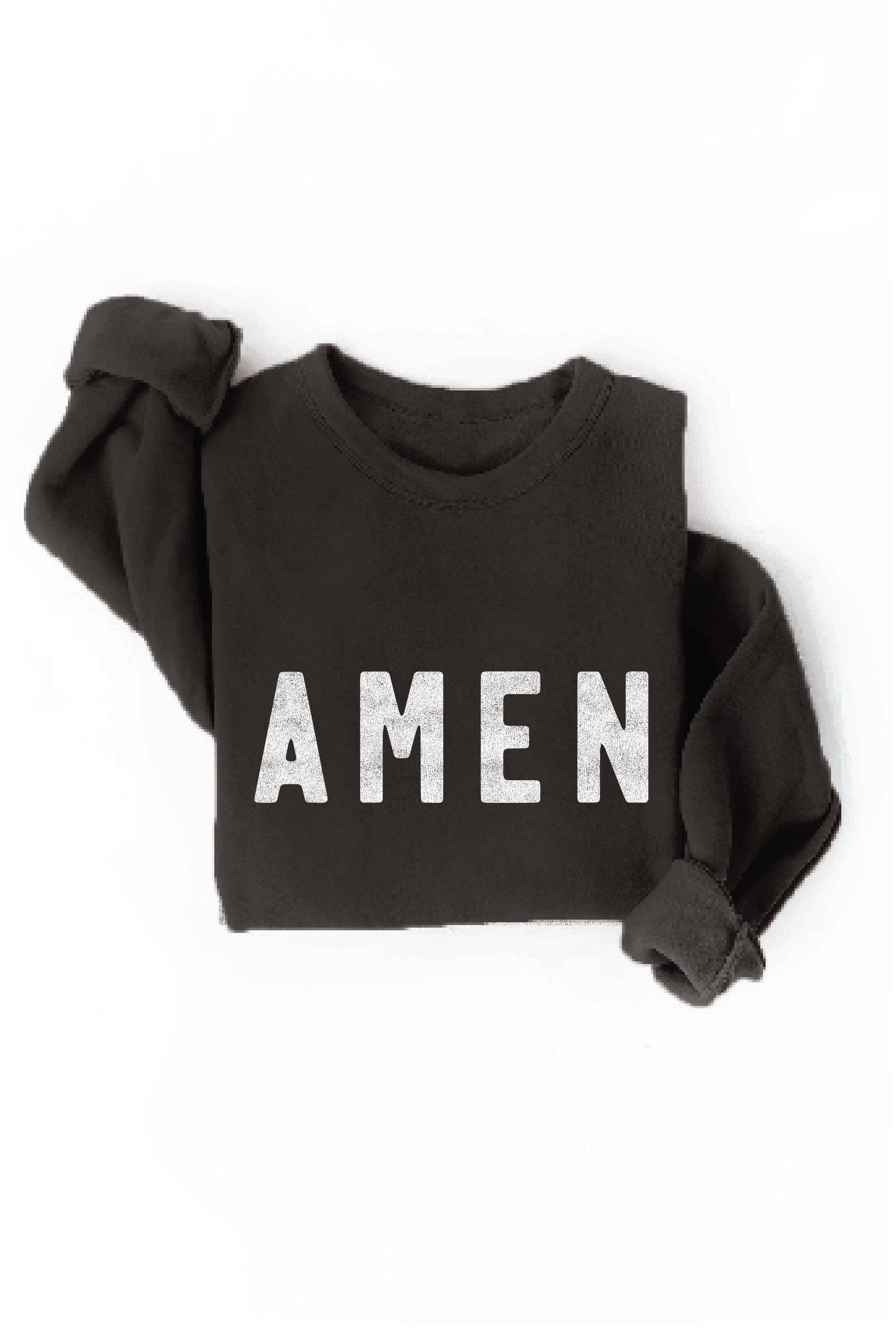 OAT COLLECTIVE - Wholesale Graphic Sweatshirt - Women's - AMEN Graphic Sweatshirt0