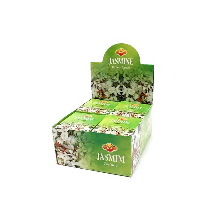 Ethike.eu - Wholesale Incense - Pack of 12 Sac incense cones, jasmine color1
