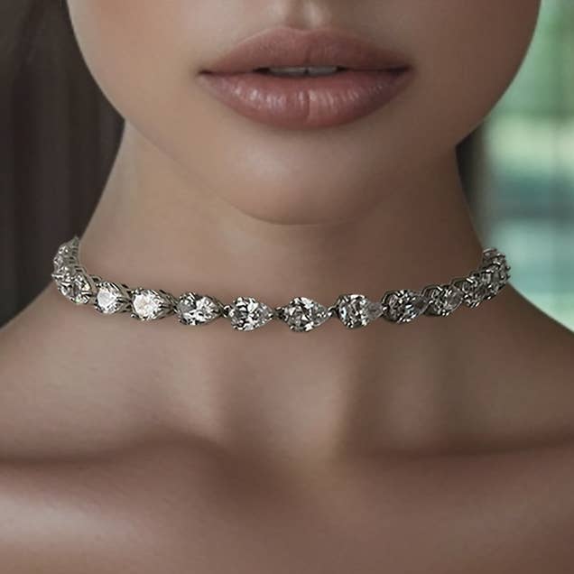 Ava Choker Necklace for wholesale by Amandine Jewelry