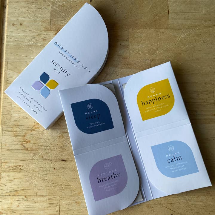 Breatherapy - Wholesale Aromatherapy inhaler - SERENITY Sampler Kit Aromatherapy Inhaler Patches7