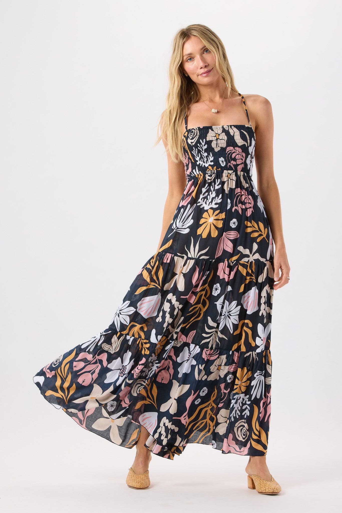 Shellscapes Black Kailani Maxi Dress for wholesale on Faire2