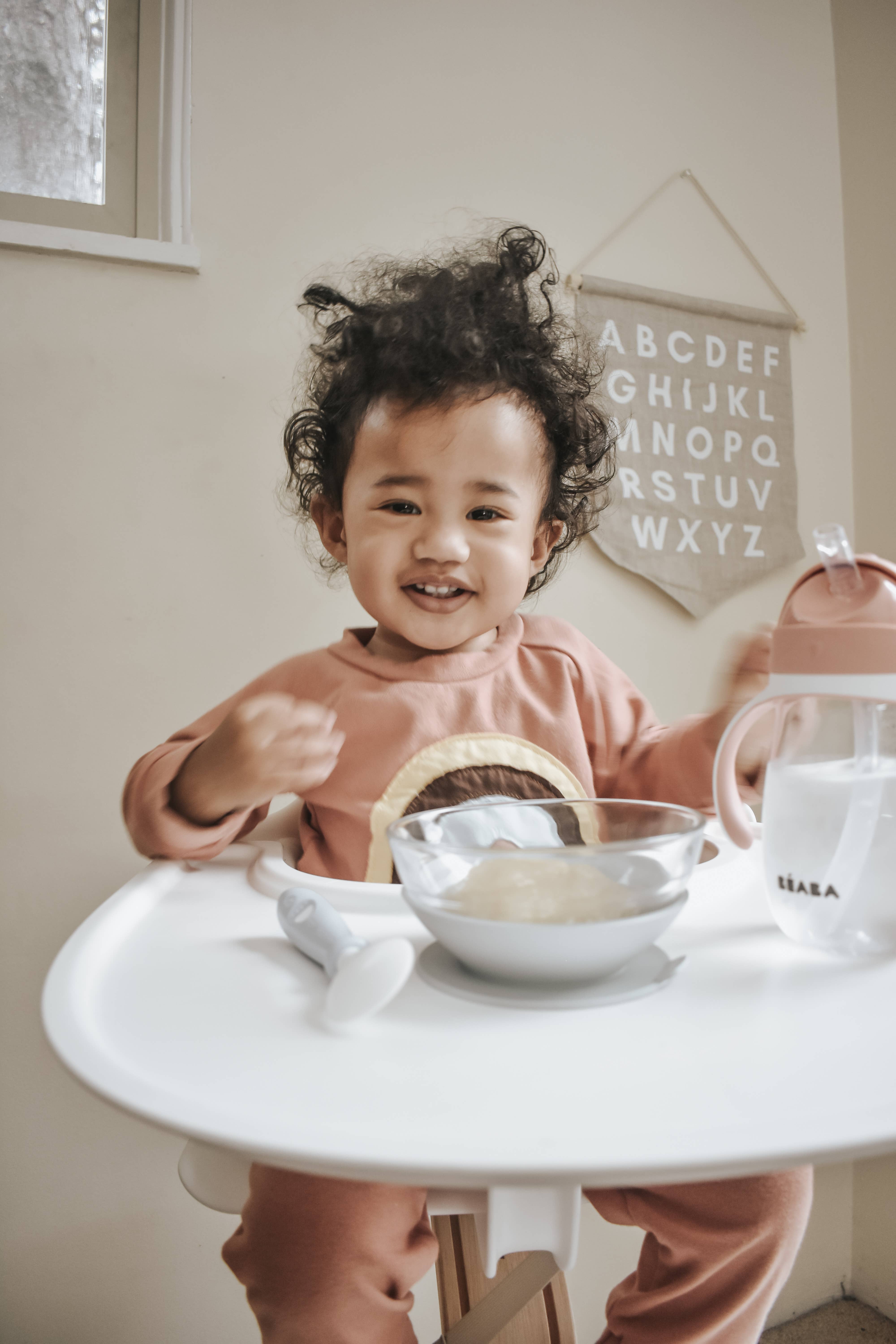 BEABA & Childhome - Wholesale Dinner Plate - Kids & Baby - BEABA Glass Meal Set - Eucalyptus7