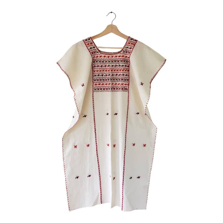 The Little Pueblo - Vendita all'ingrosso Vestito - Donna - Vestito Huipil Amuzgo Messicano Fatto a Mano a Oaxaca, Messico