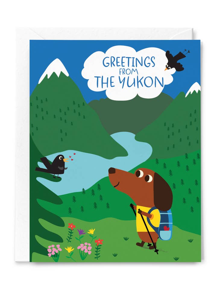 Salutations du Yukon pour la vente par Happy Just Happy