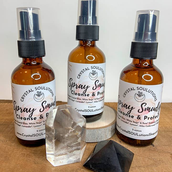 Cristal Elixir Spray Smudge por atacado de Shakti SOULutions