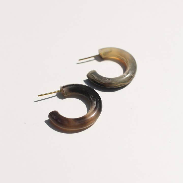 Rover & Kin - Wholesale Hoop Earrings - Horn Essential Hoops4