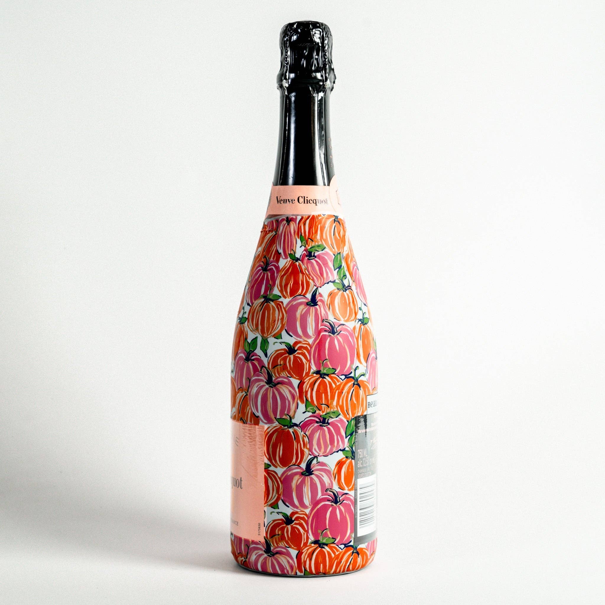 Beau Bottles - Vendita all'ingrosso Busta regalo per vino - Beau Bottles Zucche Rosa e Arancioni - Collezione Champagne1