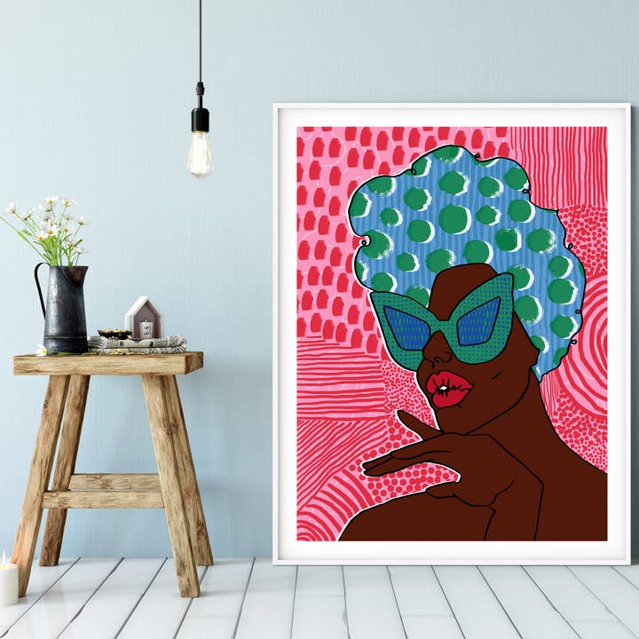 Kemi Art Print for wholesale by DorcasCreates