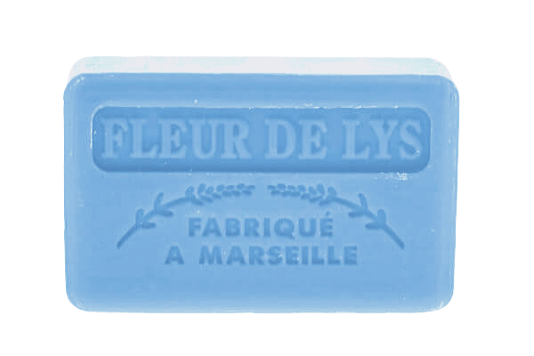French Soap Wholesale – wholesale Tvål – 125 g grossistfransk tvål med fleur de lys (krollilja)1