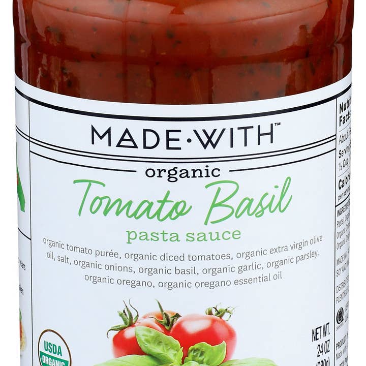 Everyday Supply Co - Wholesale Pasta Sauce - MADE WITH SAUCE PASTA TMTO BSL ORG - Case of 120